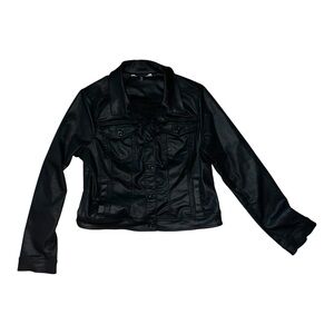 White House Black Market denim jacket size 16